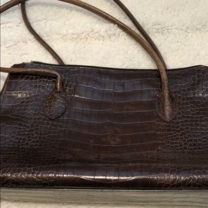 Shoulder bag. Ann Tylor brown leather